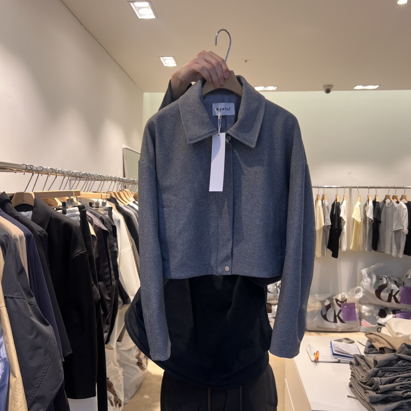 EYEFUL-Q韓國直郵㊣東大門實拍女裝新品休閑職業人氣熱賣夾克eyeful夾克圖色2
