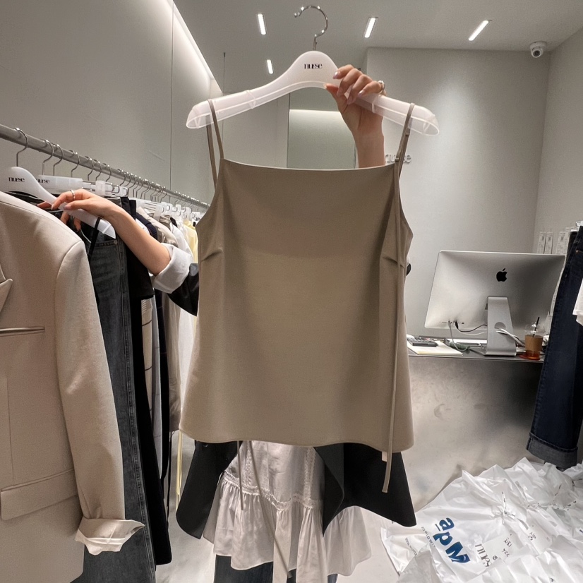 NUESE韓國直郵㊣東大門實拍女裝新品時尚人氣熱賣25春夏吊帶背心NUESE吊帶/背心圖色1