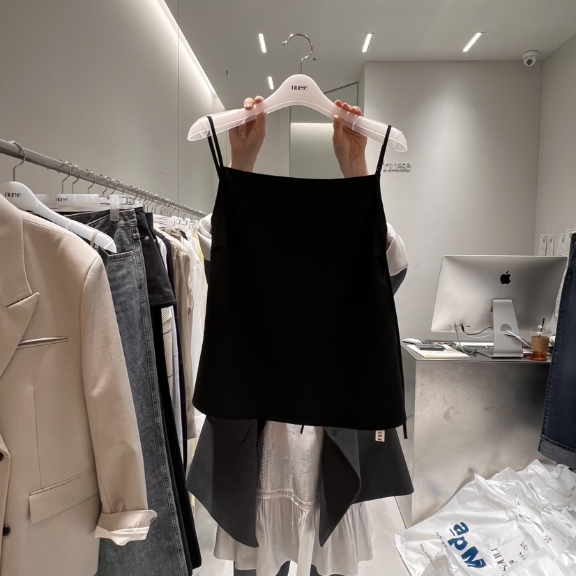 NUESE韓國直郵㊣東大門實拍女裝新品時尚人氣熱賣25春夏吊帶背心NUESE吊帶/背心圖色2