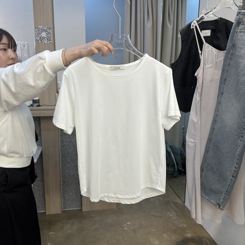 PLOVER韓國直郵㊣東大門實拍女裝新品人氣休閑時尚熱賣25春夏T恤PLO_VERT恤圖色4