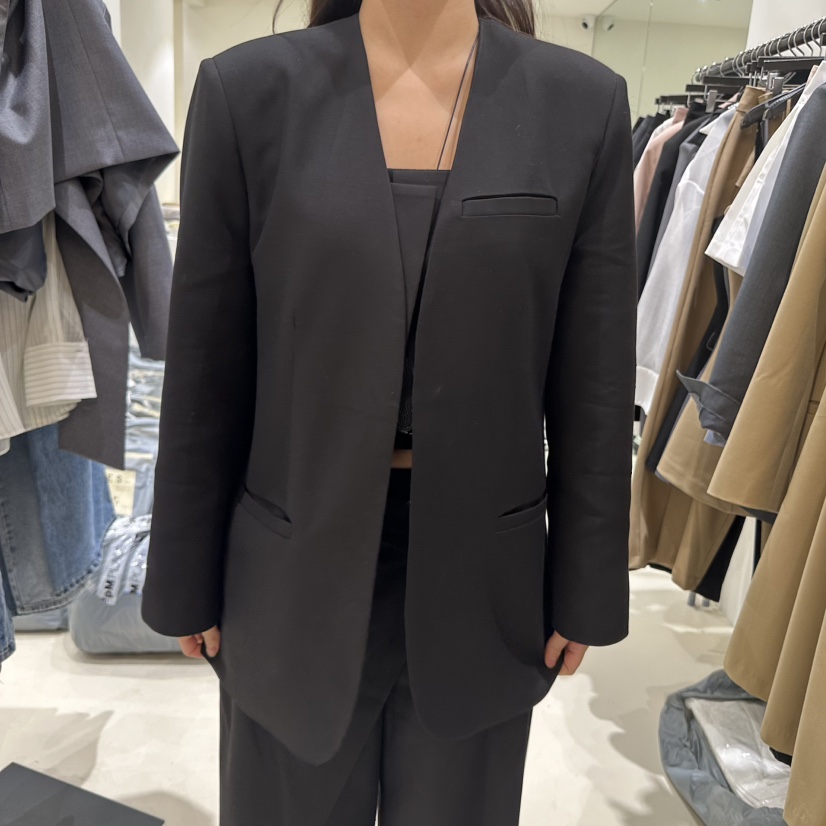 BES韓國㊣直郵東大門代購女裝新品職業25春夏推薦熱賣時尚夾克BES夾克圖色2