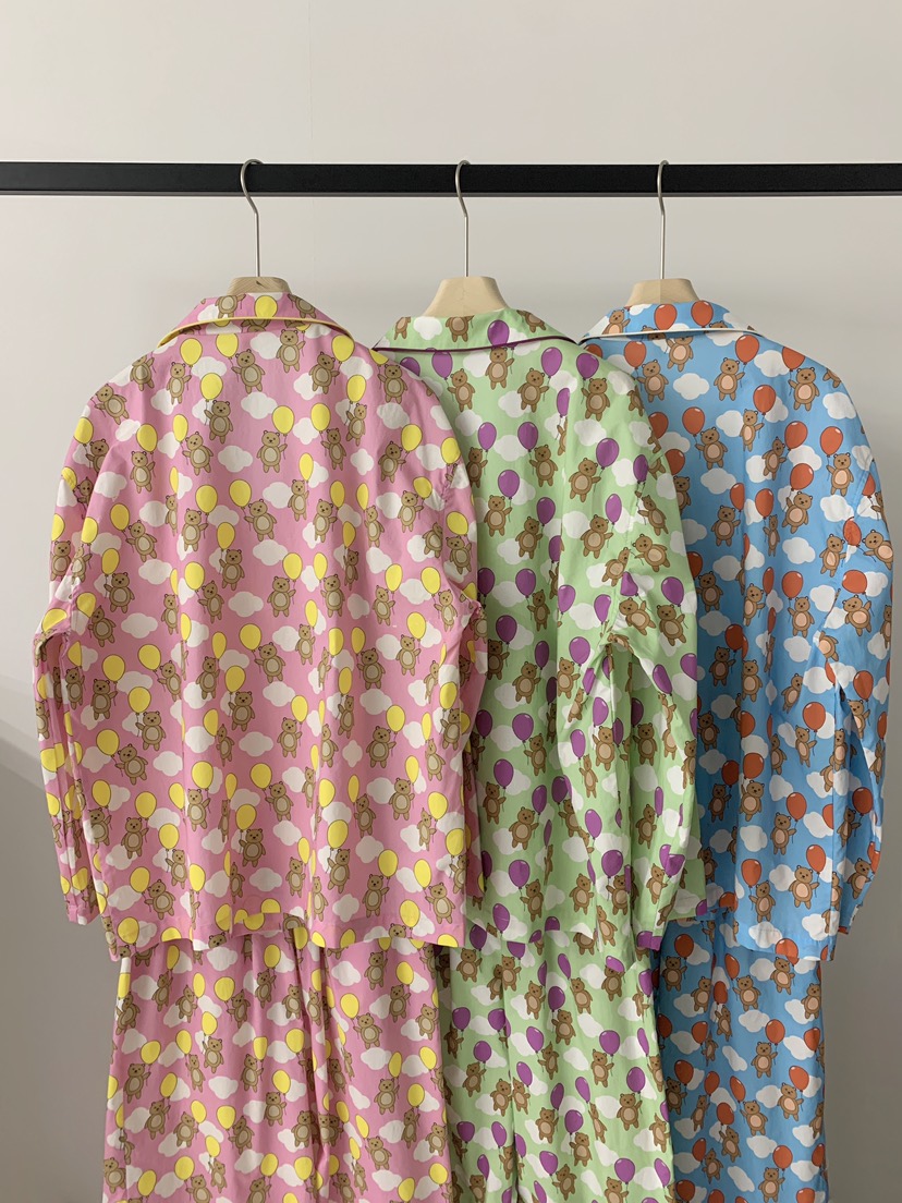LOGARDEN韓國直郵㊣東大門實拍女裝新品人氣推薦睡衣兩件套LO GARDEN睡衣