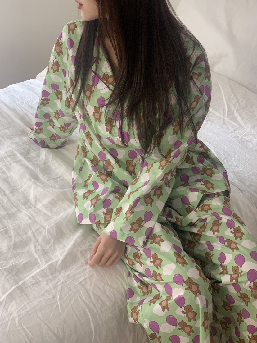 LOGARDEN韓國直郵㊣東大門實拍女裝新品人氣推薦睡衣兩件套LO GARDEN睡衣圖色3