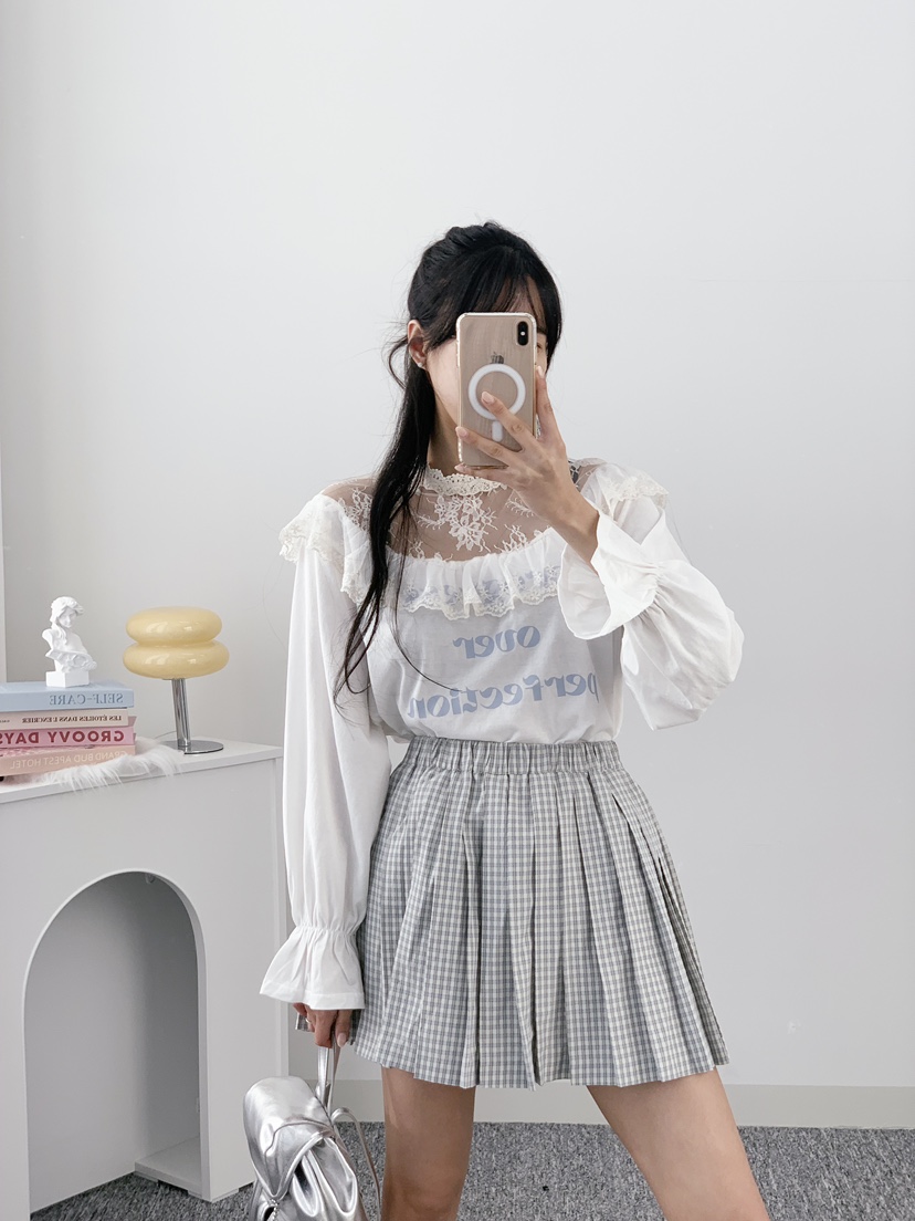 LOVABLE韓國㊣直郵東大門代購女裝新品推薦時尚人氣長袖T恤LOVABLE長袖T恤
