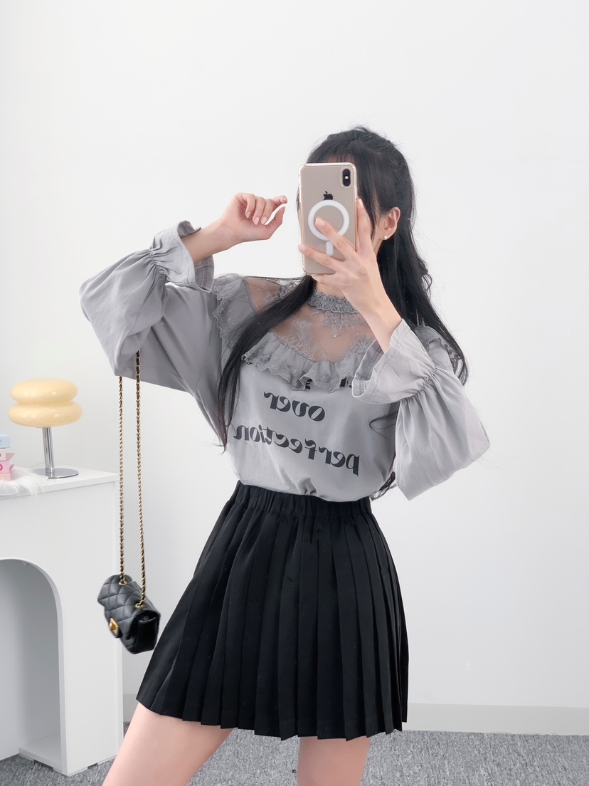 LOVABLE韓國㊣直郵東大門代購女裝新品推薦時尚人氣長袖T恤LOVABLE長袖T恤