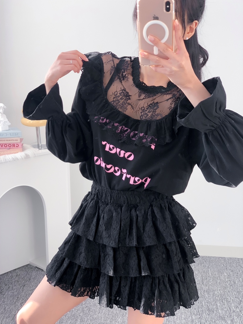 LOVABLE韓國㊣直郵東大門代購女裝新品推薦時尚人氣長袖T恤LOVABLE長袖T恤