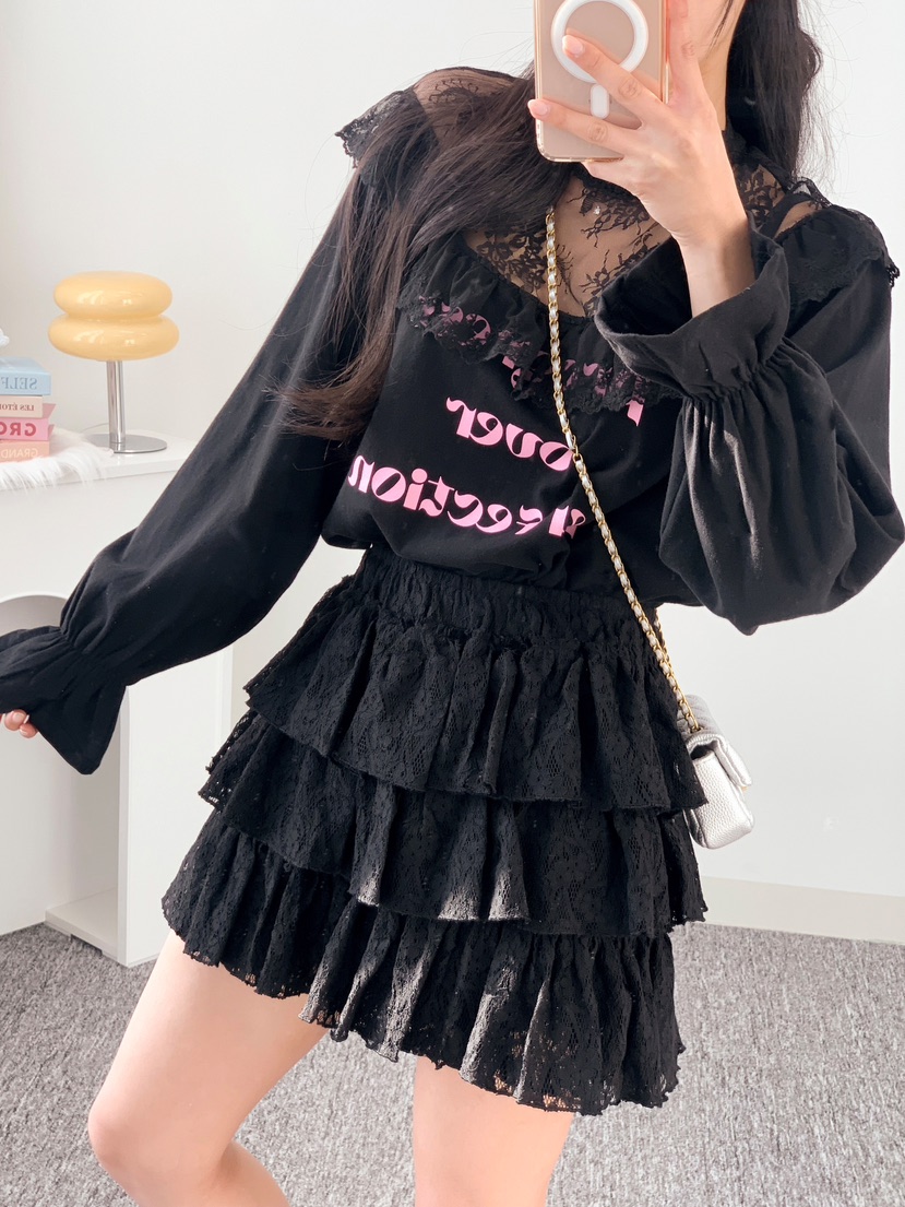 LOVABLE韓國㊣直郵東大門代購女裝新品推薦時尚人氣長袖T恤LOVABLE長袖T恤