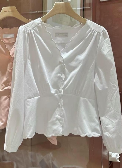 THE LIASOME韓國㊣直郵東大門代購女裝新品休閑襯衫蕾絲衫THE LIASOME襯衫/蕾絲衫圖色3