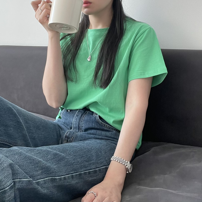 ALLVIBE韓國直郵㊣東大門實拍女裝新款休閑推薦人氣熱賣T恤ALLVIBET恤