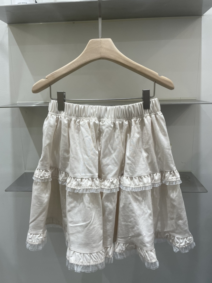 UNCOVER東大門代購女士新品25春夏熱賣真品推薦人氣短裙蕾絲UNCOVER短裙