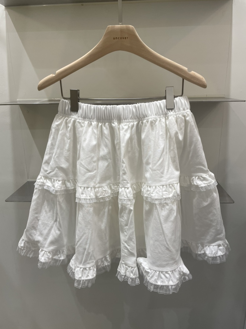 UNCOVER東大門代購女士新品25春夏熱賣真品推薦人氣短裙蕾絲UNCOVER短裙圖色2