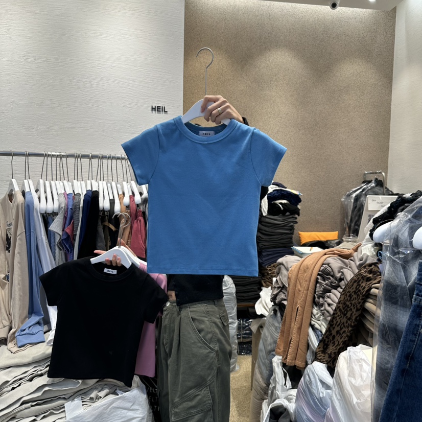 HEIL東大門實拍女裝新款真品時尚休閑職業熱賣推薦25春夏T恤HEILT恤