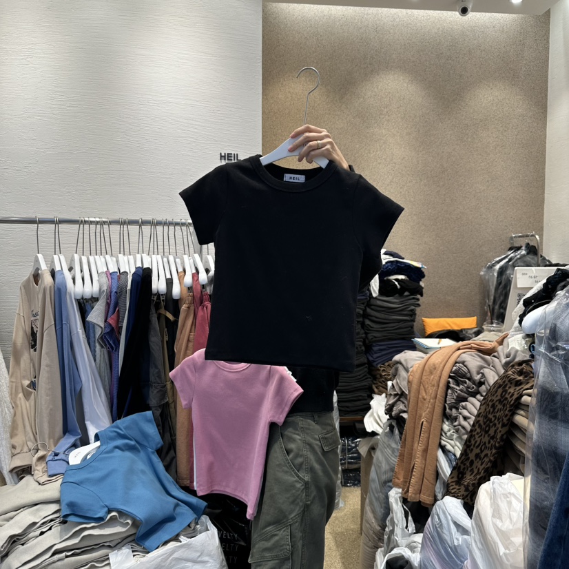HEIL東大門實拍女裝新款真品時尚休閑職業熱賣推薦25春夏T恤HEILT恤圖色2