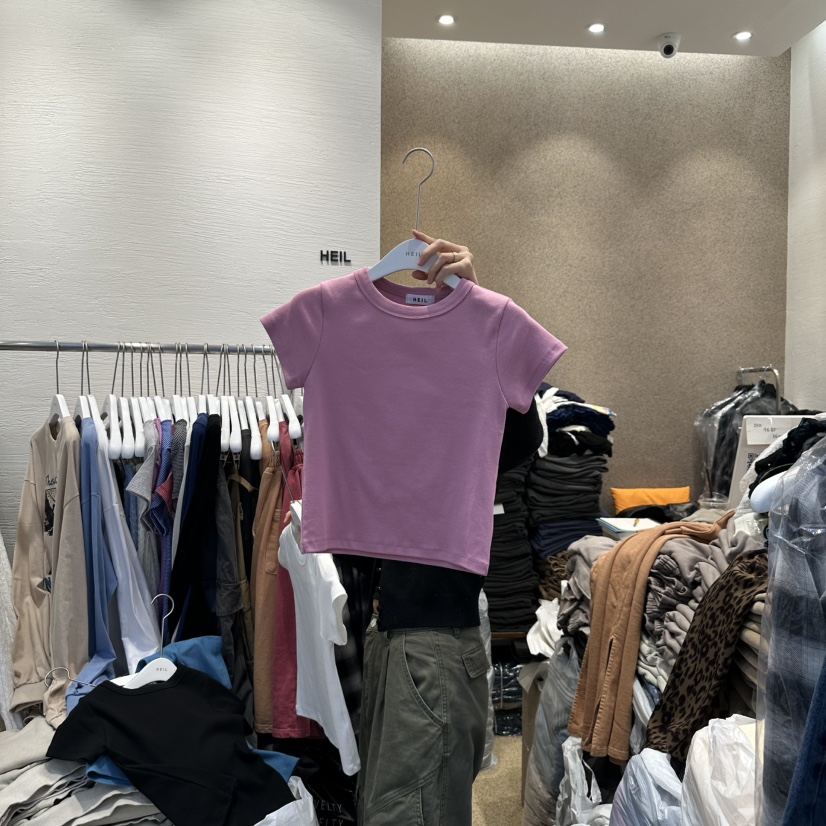HEIL東大門實拍女裝新款真品時尚休閑職業熱賣推薦25春夏T恤HEILT恤圖色3