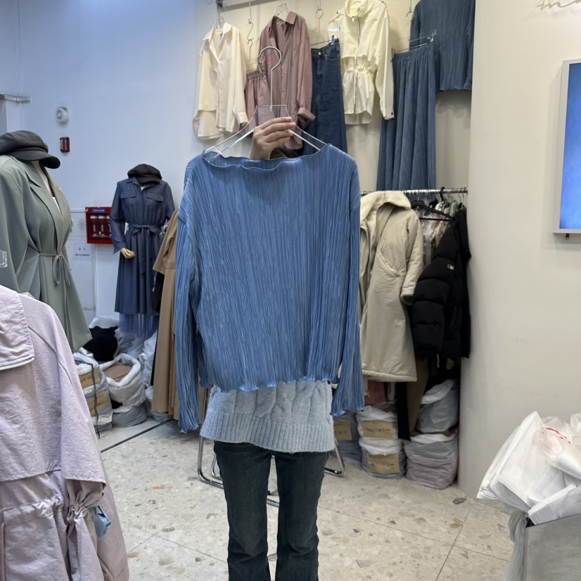 MARIGOLD東大門實拍女裝新品時尚真品職業休閑推薦熱賣長袖T恤MARIGOLD長袖T恤