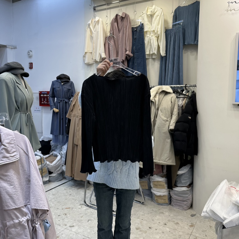 MARIGOLD東大門實拍女裝新品時尚真品職業休閑推薦熱賣長袖T恤MARIGOLD長袖T恤圖色1