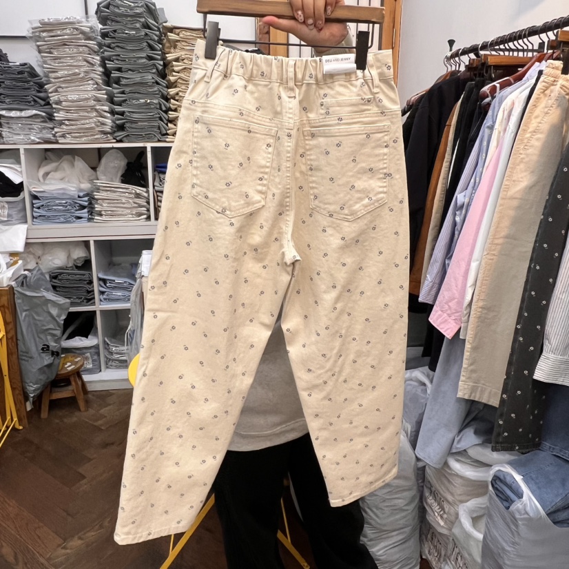 DELI JENNY東大門代購女士新品25春夏人氣職業熱賣推薦休閑褲THERE休閑褲