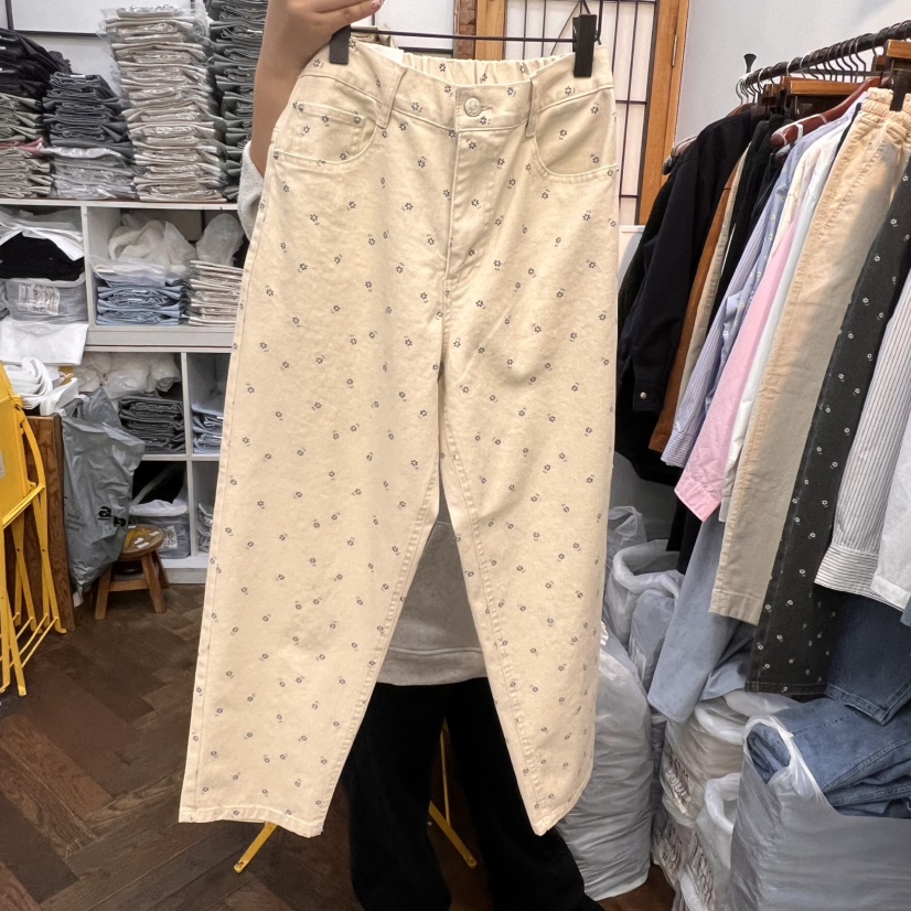 DELI JENNY東大門代購女士新品25春夏人氣職業熱賣推薦休閑褲THERE休閑褲圖色2
