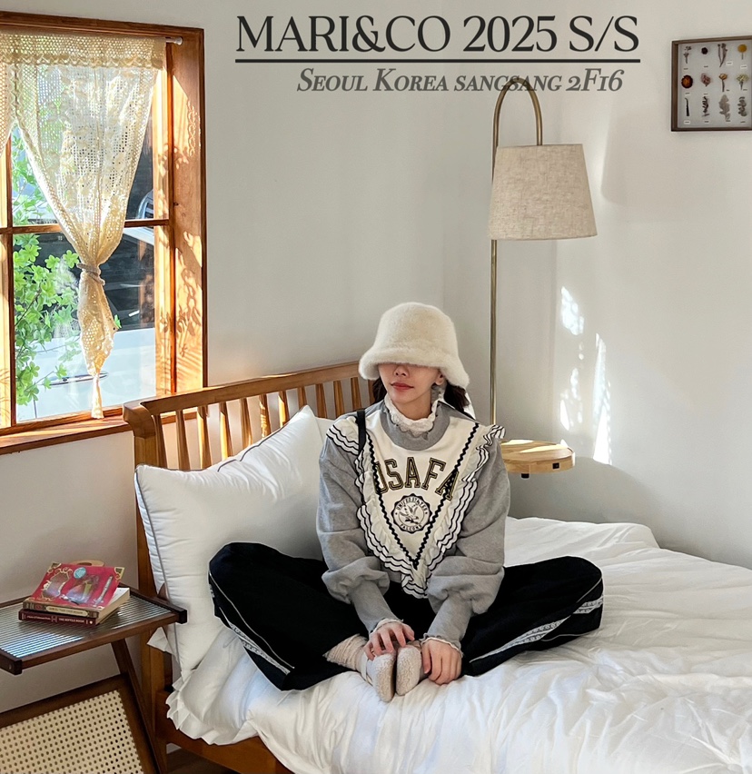 MARI CO韓國直郵女裝新品時尚人氣真品25春夏職業推薦衛衣ARANCIA衛衣