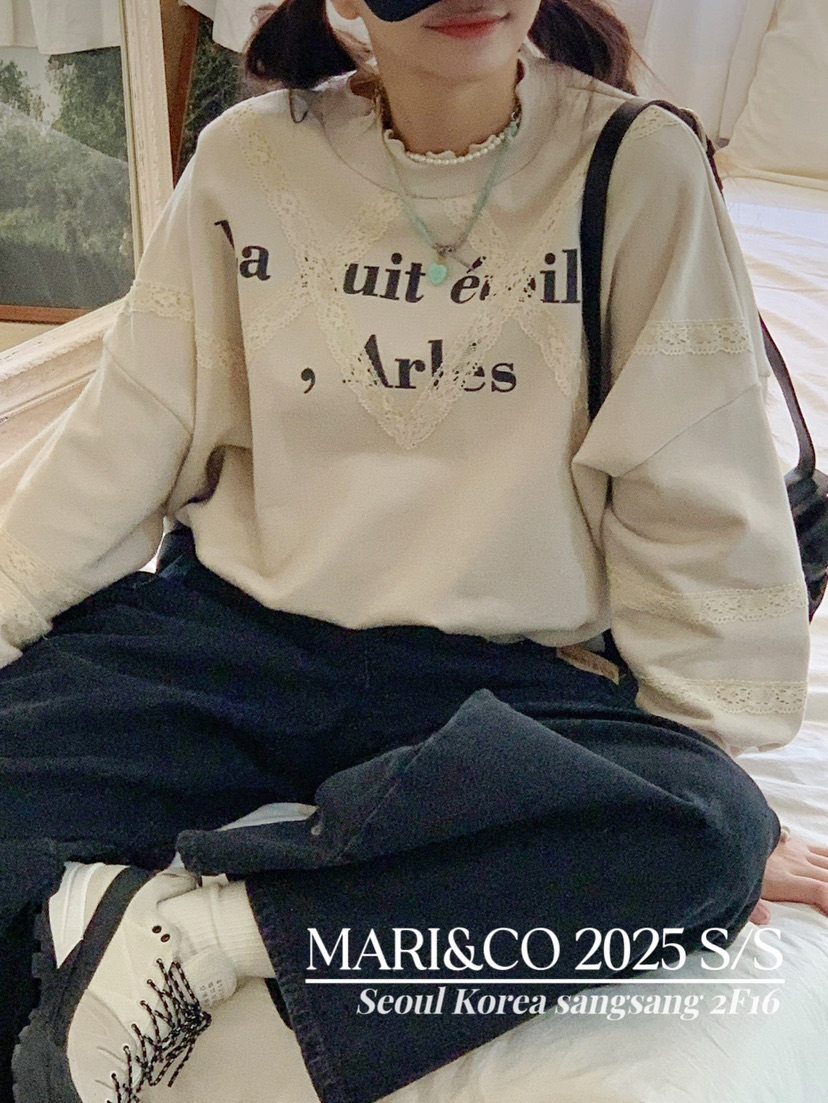 MARI CO東大門代購女裝新款時尚人氣推薦25春夏真品熱賣衛衣ARANCIA衛衣