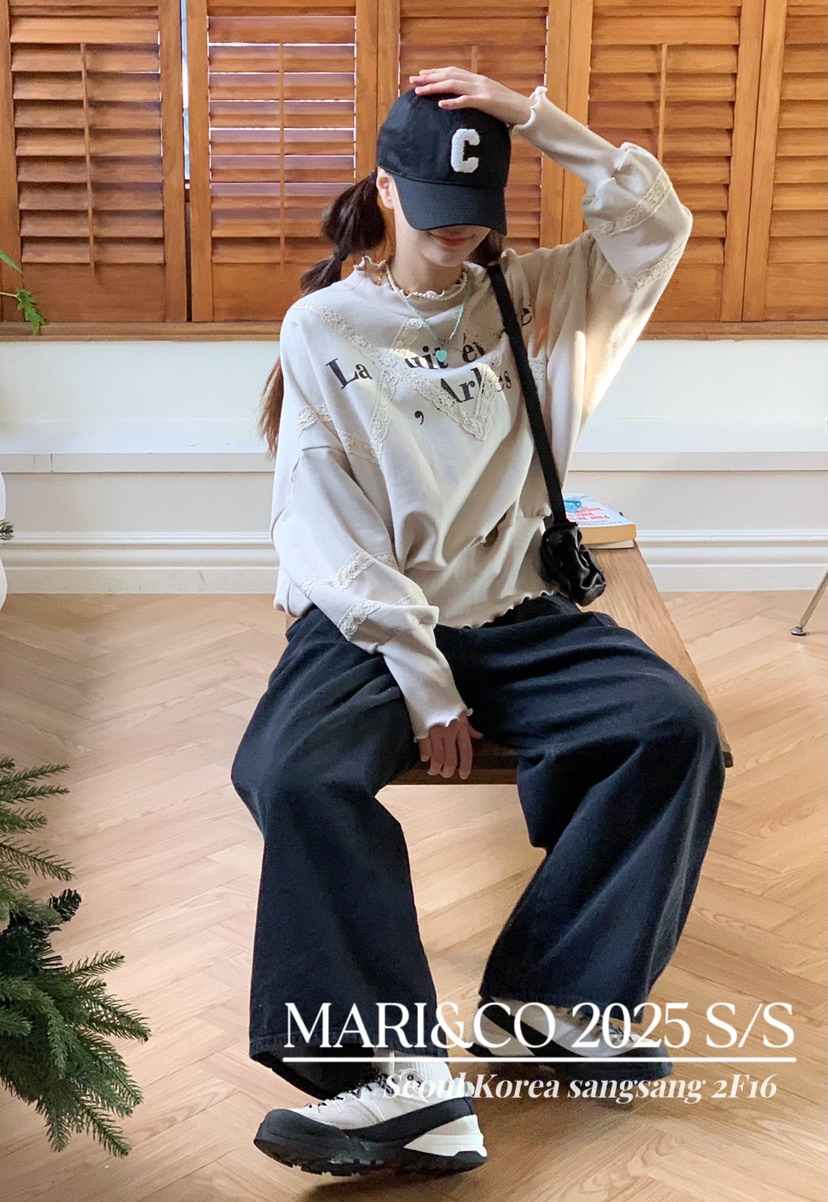 MARI CO東大門代購女裝新款時尚人氣推薦25春夏真品熱賣衛衣ARANCIA衛衣