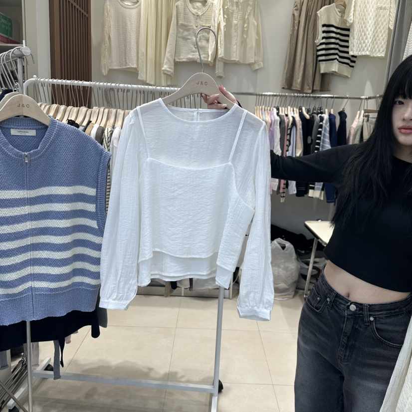 J&amp;C東大門代購女士新款熱賣人氣時尚推薦職業真品套裝J&C/J.BLANC套裝圖色3