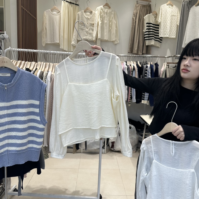 J&amp;C東大門代購女士新款熱賣人氣時尚推薦職業真品套裝J&C/J.BLANC套裝圖色4