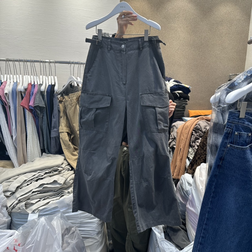 HEIL東大門直郵女士新品熱賣人氣推薦職業25春夏休閑褲工裝褲HEIL休閑褲圖色2