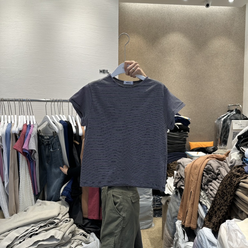 HEIL東大門代購女裝新款真品人氣推薦25春夏時尚熱賣職業T恤HEILT恤圖色1