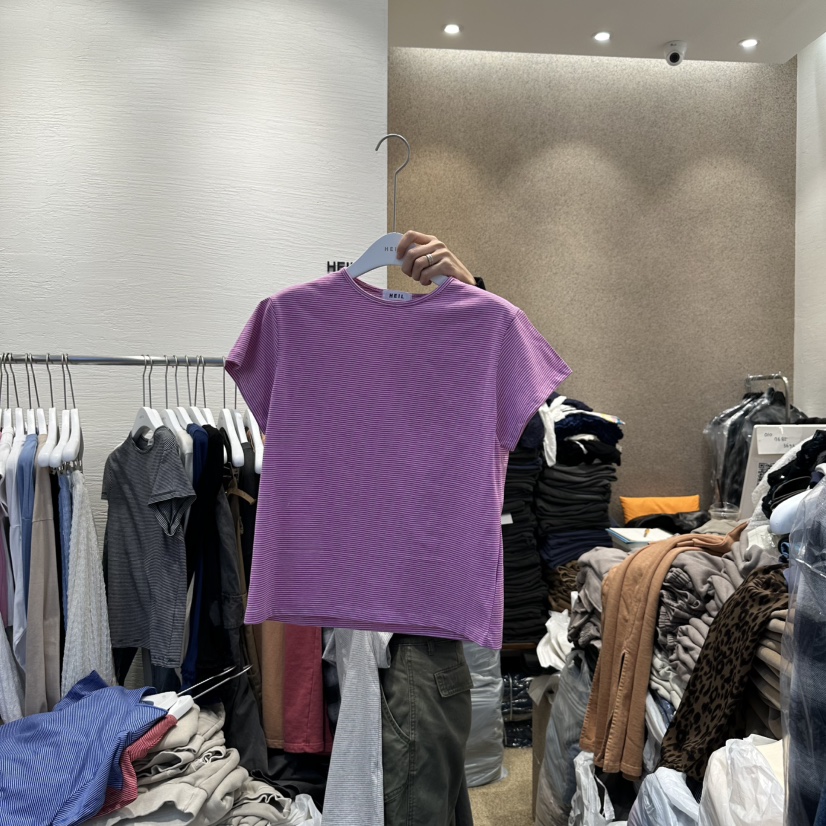 HEIL東大門代購女裝新款真品人氣推薦25春夏時尚熱賣職業T恤HEILT恤圖色4