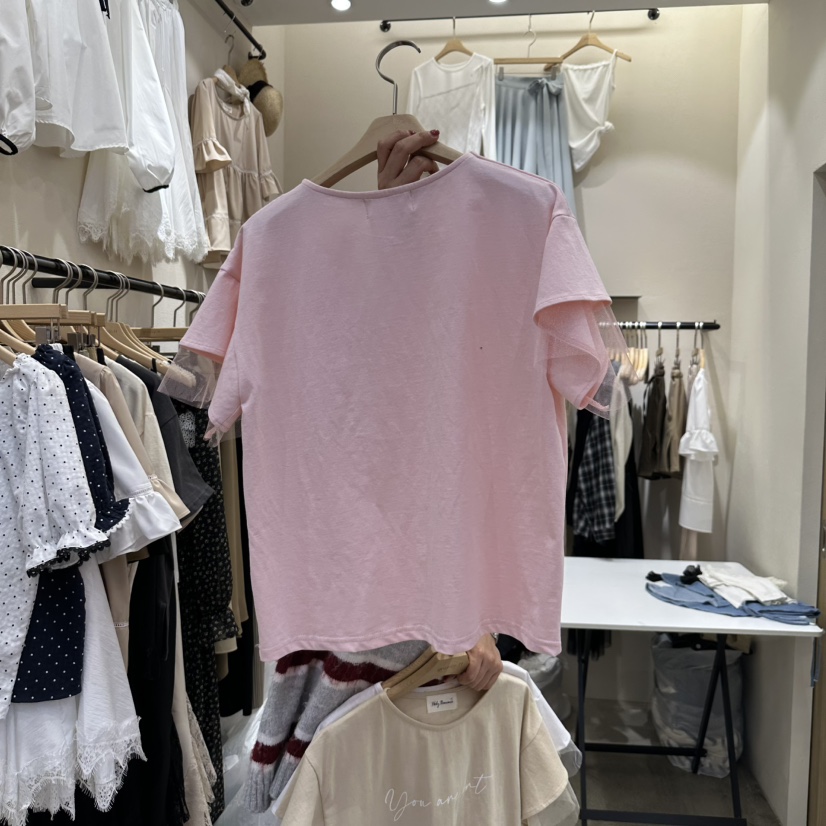 HOLYBANANA東大門代購女裝新品休閑職業推薦時尚25春夏真品T恤groovy.H/HOLYBANANAT恤