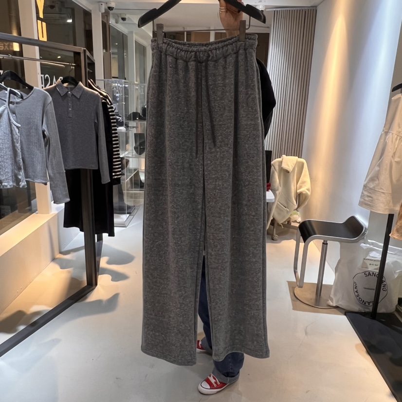 PLAT BASE直郵韓國代購㊣女裝新款人氣時尚職業25春夏休閑褲PLAT BASE休閑褲圖色1