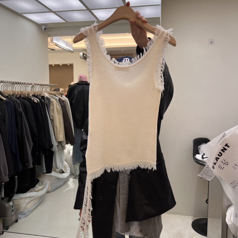 FLAUNT韓國直郵㊣東大門實拍女裝新品25春夏時尚休閑吊帶背心FLAUNT吊帶/背心