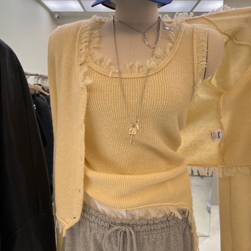 FLAUNT韓國直郵㊣東大門實拍女裝新品25春夏時尚休閑吊帶背心FLAUNT吊帶/背心圖色3