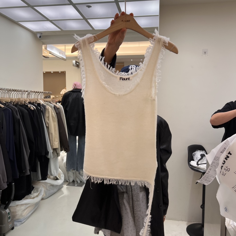 FLAUNT韓國直郵㊣東大門實拍女裝新品25春夏時尚休閑吊帶背心FLAUNT吊帶/背心圖色4