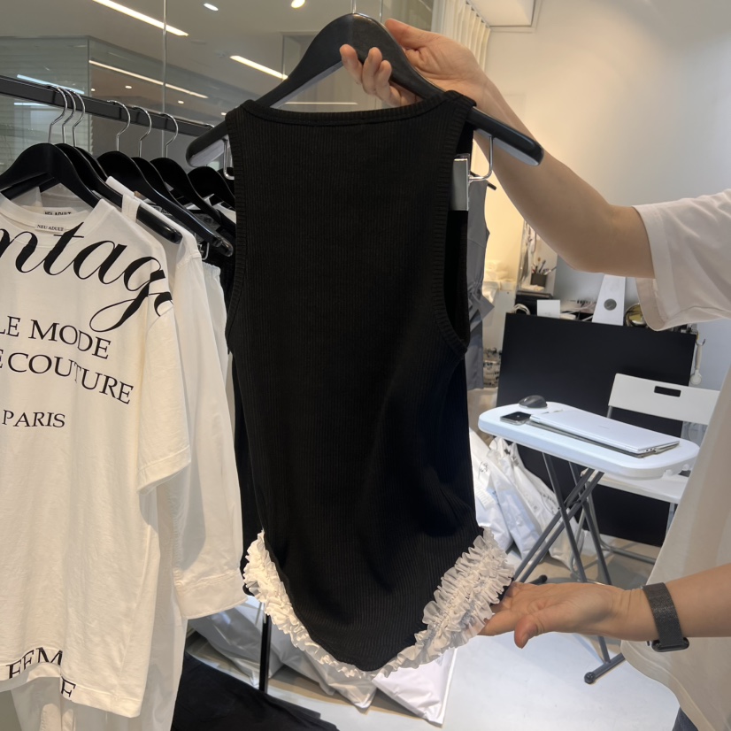 NEU ADULT韓國直郵㊣女裝新品職業推薦休閑時尚人氣吊帶背心NEU ADULT吊帶/背心