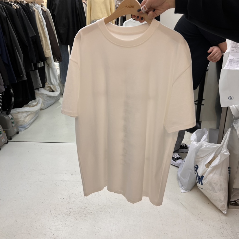 FLAUNT直郵韓國代購㊣女裝新品25春夏人氣熱賣休閑推薦T恤寬松FLAUNTT恤