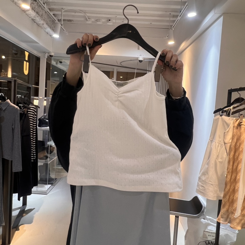 PLAT BASE韓國直郵㊣女裝新品職業熱賣推薦人氣時尚吊帶背心PLAT BASE吊帶/背心圖色2