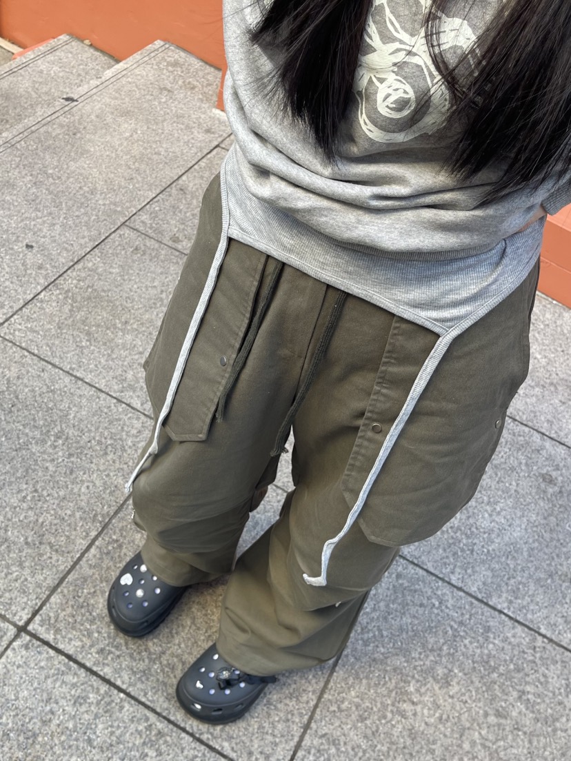 LUMEN-P韓國代購女士新品休閑推薦25春夏熱賣人氣時尚休閑褲LUMEN-P休閑褲