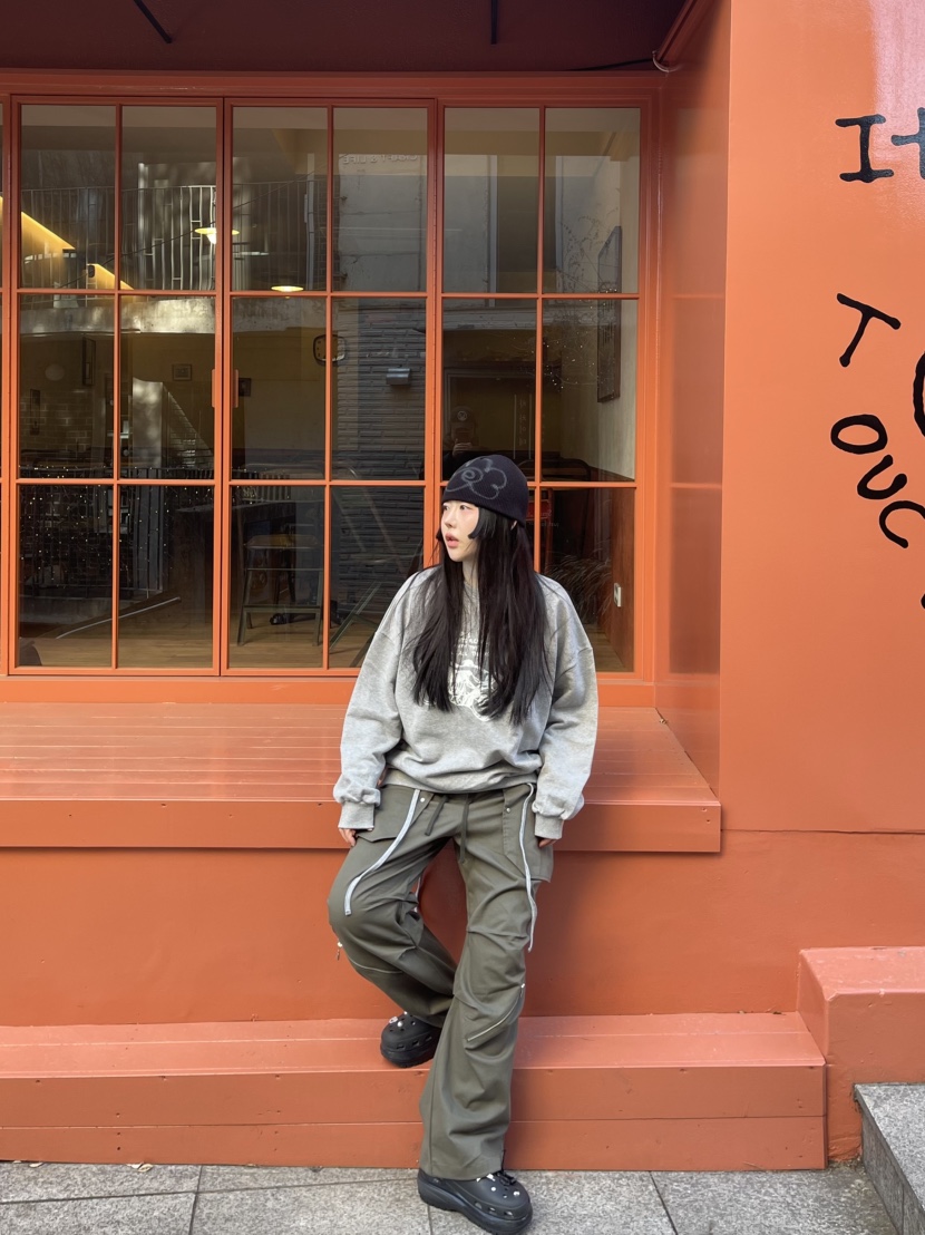 LUMEN-P韓國代購女士新品休閑推薦25春夏熱賣人氣時尚休閑褲LUMEN-P休閑褲