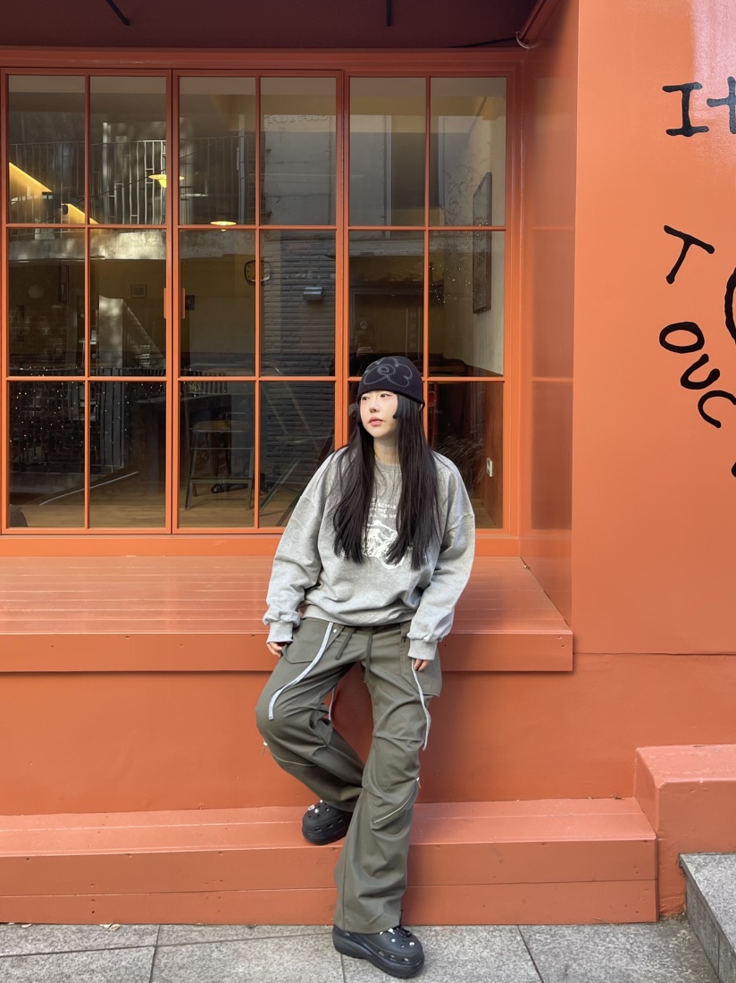 LUMEN-P韓國代購女士新品休閑推薦25春夏熱賣人氣時尚休閑褲LUMEN-P休閑褲