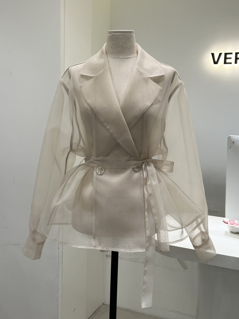 VERNI東大門直郵女士新品熱賣25春夏人氣時尚推薦夾克含腰帶VERNI夾克圖色2