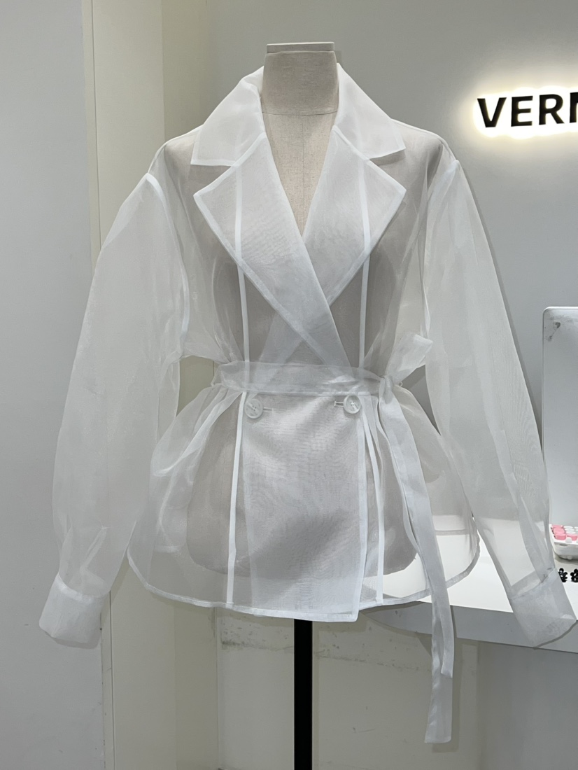 VERNI東大門直郵女士新品熱賣25春夏人氣時尚推薦夾克含腰帶VERNI夾克圖色3