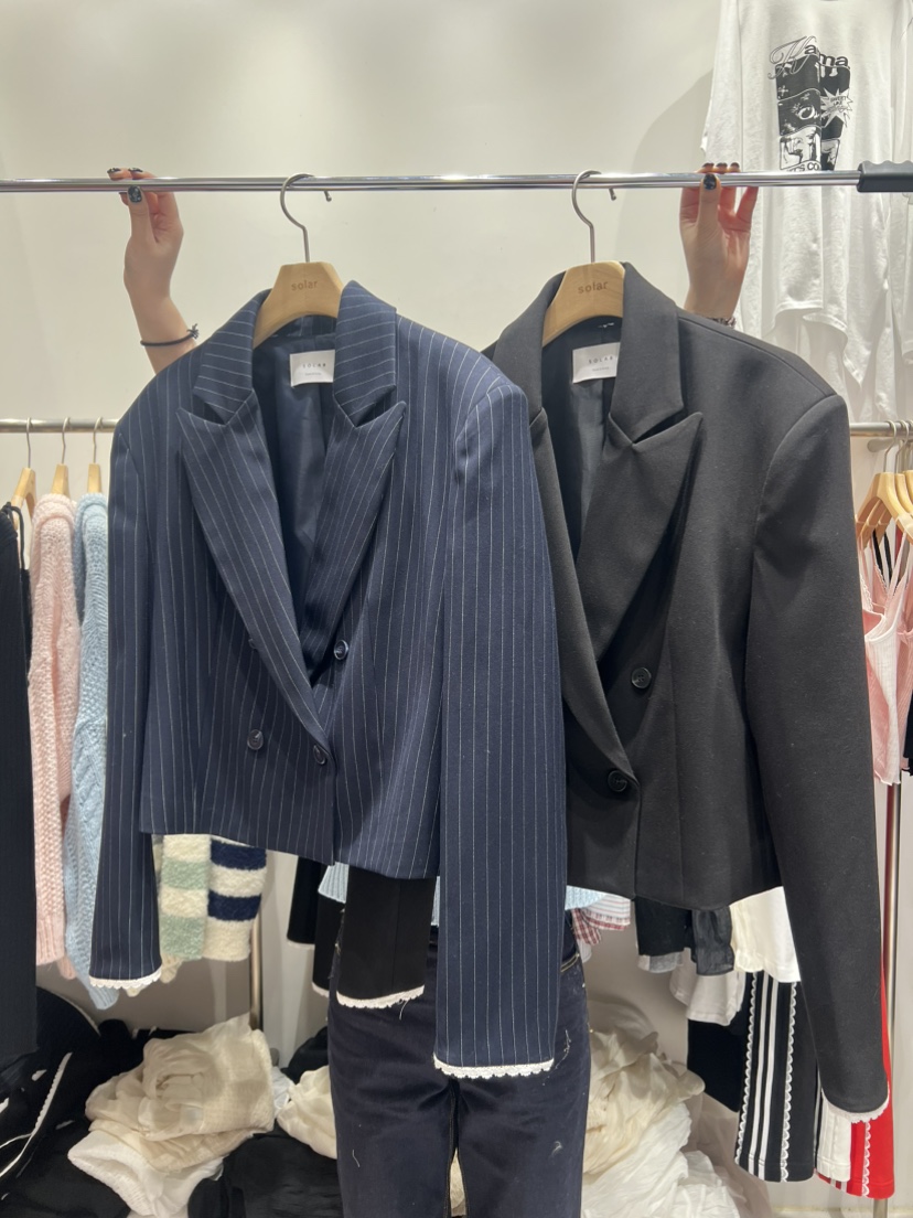 SOLAR東大門代購女裝新品時尚休閑真品人氣熱賣職業推薦夾克SOLAR夾克