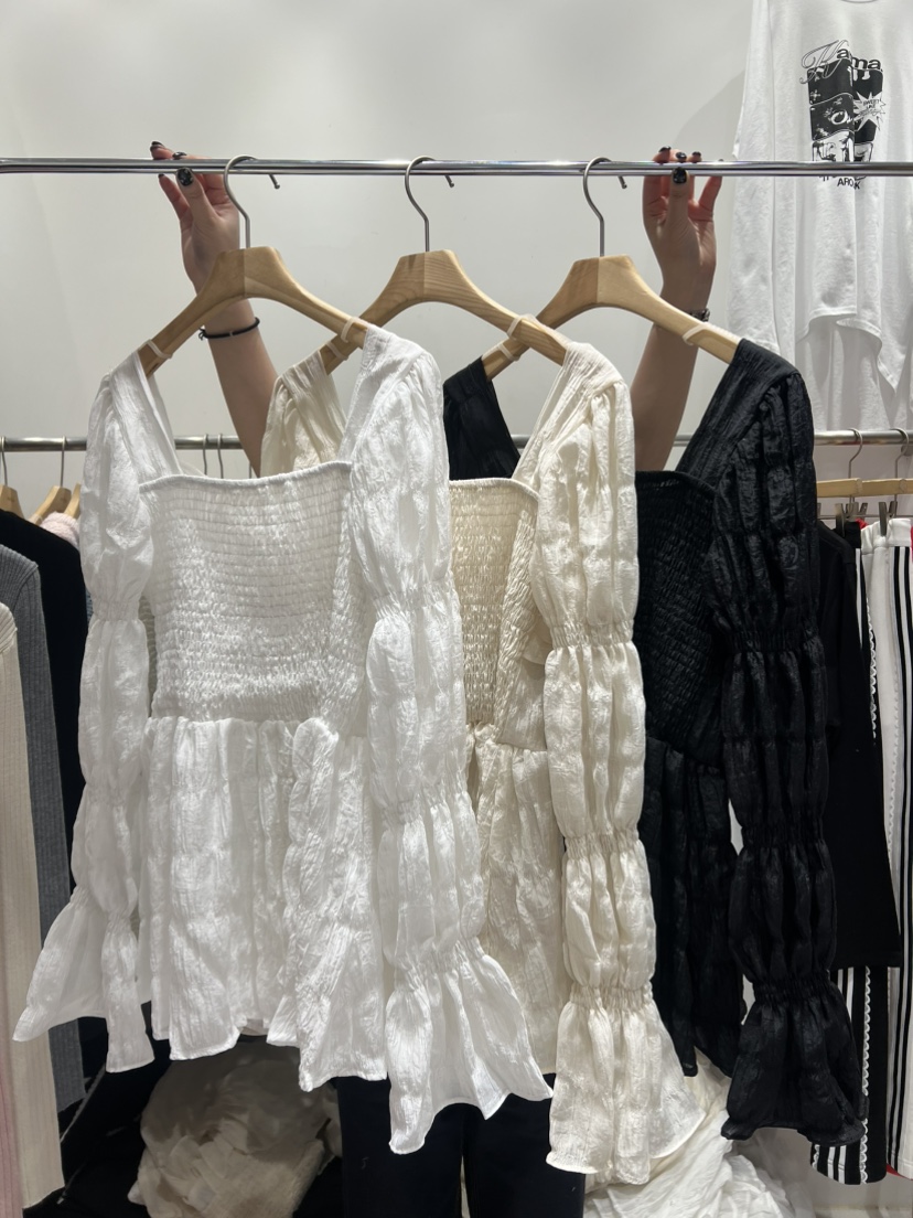 SOLAR東大門直郵女士新品時尚熱賣職業人氣25春夏襯衫蕾絲衫SOLAR襯衫/蕾絲衫