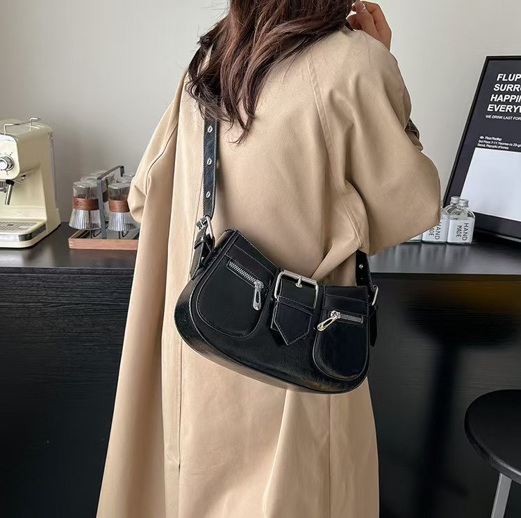 ORANGE-오렌지-OT東大門代購女裝新品推薦單肩斜跨包拉鏈ORANGE單肩/斜跨包圖色2