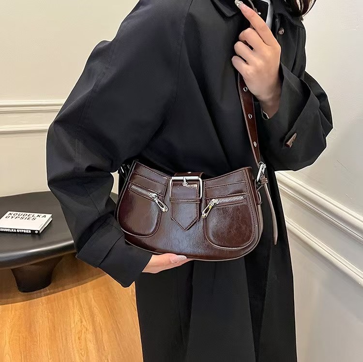 ORANGE-오렌지-OT東大門代購女裝新品推薦單肩斜跨包拉鏈ORANGE單肩/斜跨包圖色5