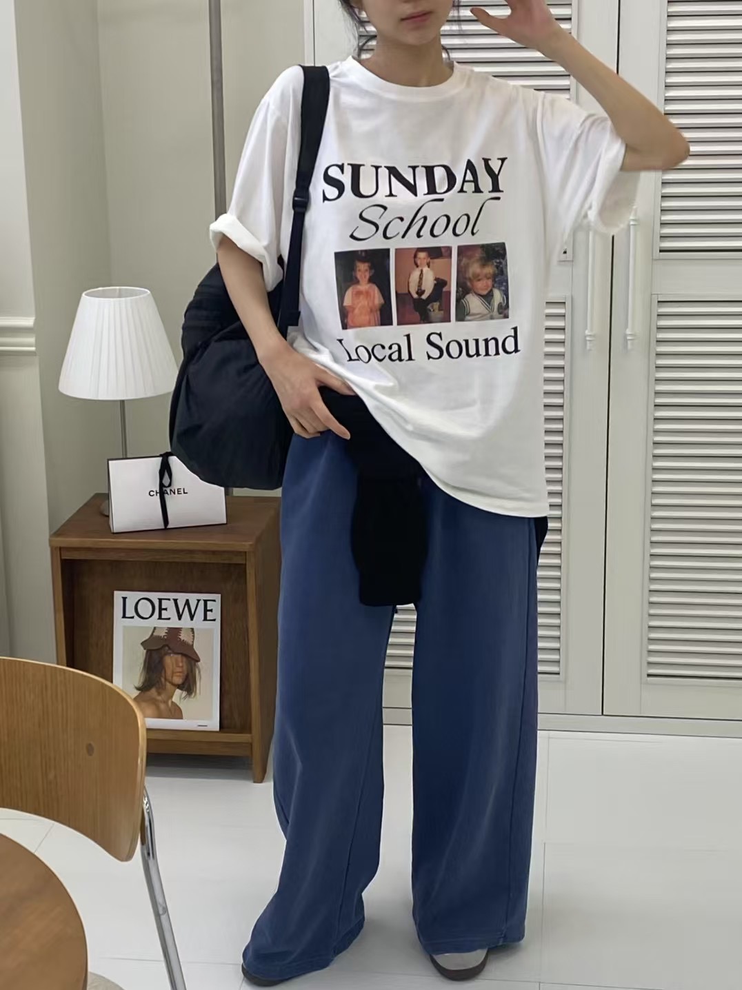 ONTHEMOOD韓國代購女士新款推薦25春夏人氣時尚熱賣職業T恤RIPPLET恤