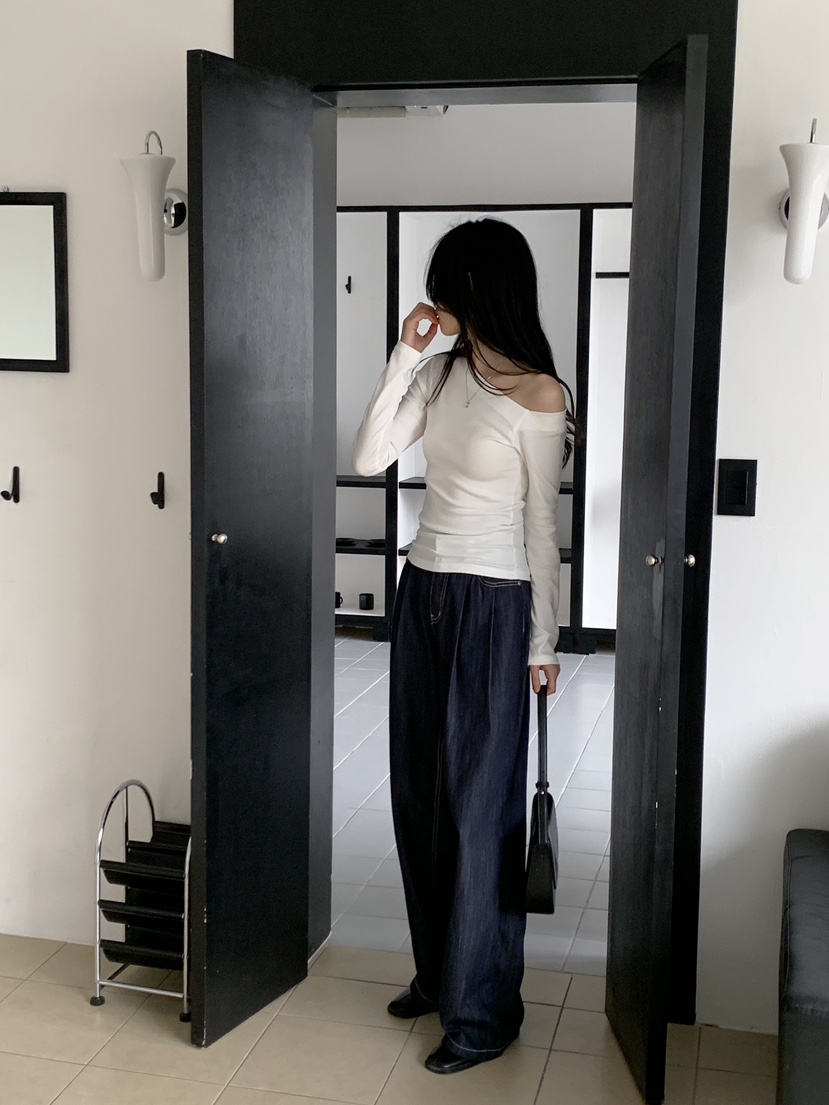 BOUND.A直郵韓國代購㊣女裝新款25春夏人氣熱賣時尚長袖T恤BOUND.A長袖T恤