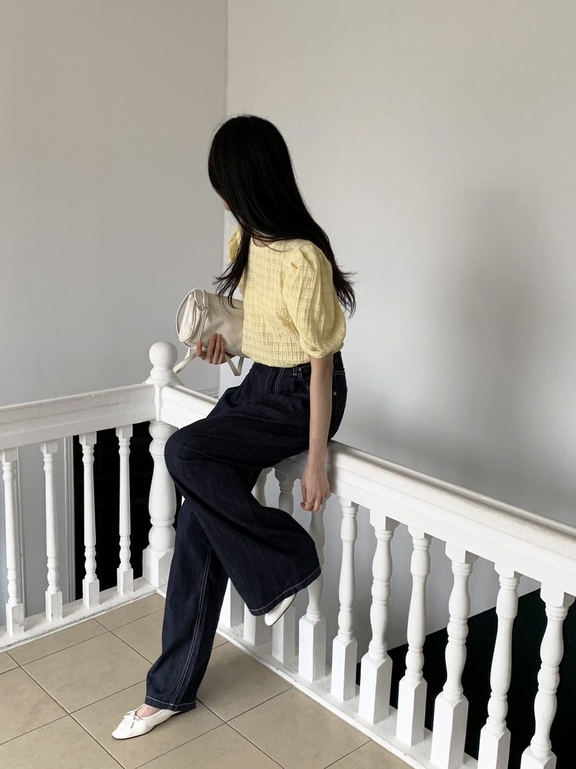 BOUND.A直郵韓國代購㊣女裝新款時尚熱賣休閑人氣襯衫蕾絲衫BOUND.A襯衫/蕾絲衫